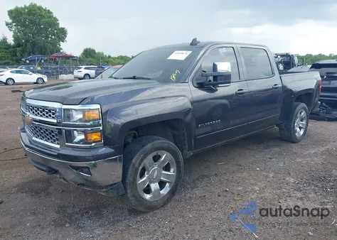 2015 Chevrolet Silverado 1500 1Lt из США, поврежденный, VIN 3GCUKREC7FG214104